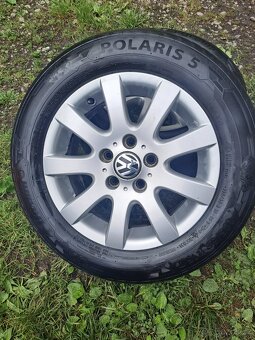Alu kola 5x112 originál VW 195/65 R15 - 3