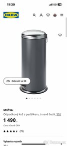 Odpadkový koš 30 litru s pedálkem . Prosím jen volat . - 3