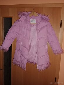 Dívčí zimní bunda vel.122 - 3