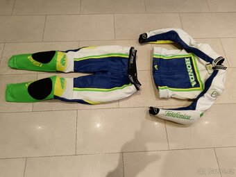 Psí Hubík-Dámská kožená moto kombinéza, dvoudílná - 3