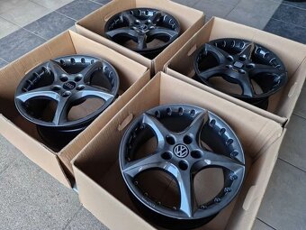Alu 16 5x112 VW Audi Seat Škoda Chrome Shadow TK773 - 3