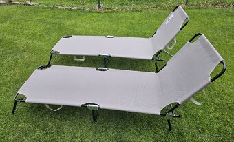 2X NOVÉ ZAHRADNÍ /KEMPINGOVÉ LEHÁTKO PC 1100,- - 3