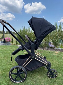 Kočárek CYBEX Priam Rosegold Seat Pack 2022 – Deep Black - 3