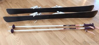 Lyže Elan, 120 cm + hůlky 100 cm - 3