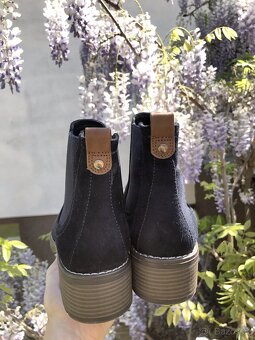 Černé podzimní kotníkové boty, Graceland - vel. 37 - 3