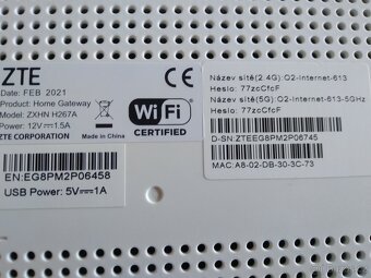 Modem od O2 napojený na pevnou linku - 3