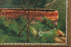 Obraz ZNOJMO s kostelem sv. Mikuláše 1934 - 3