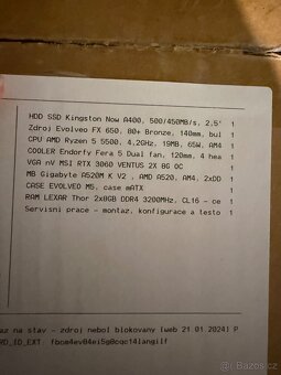 Herní počítač - Ryzen 5 5500 - 3