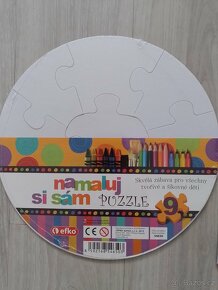 NOVÉ Namaluj si puzzle - 3