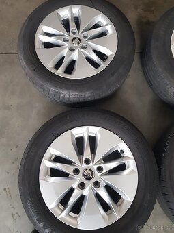 originální alu kola Škoda7J x16", ET 46/,Pneu 205/60R16 - 3