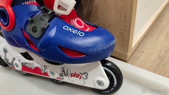 Sada dětských kolečkových inline bruslí Oxelo vel. 26-28 - 3