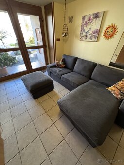 Sedačka Ikea Kivik Tresund antracit + Podnožka - 3