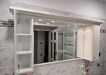 Prodám koupelnové skříňky se zrcadlem - 3