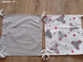 Polštářkový mantinel do dětské postýlky - 3