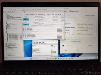 podsvícený Dell 5501,i5-9400h-4,3 GHz,512gb M.2,Top stav. - 3