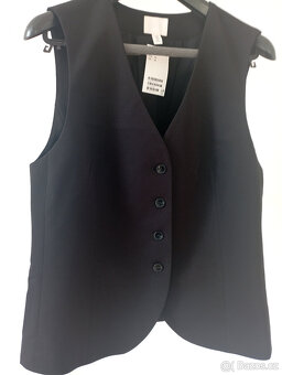 DÁMSKÁ ČERNÁ VESTIČKA H&M vel.42 - 3