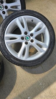 Prodám zánovní letní sadu originál Škoda 5x100 - 3