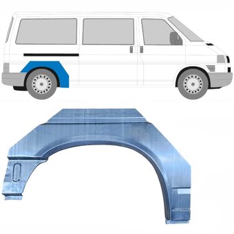 Lem zadního blatníku na VW Transporter T4 - 3