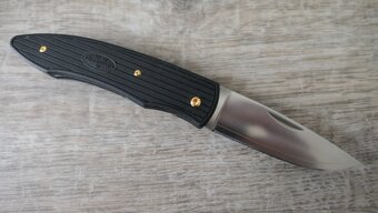 Fallkniven PC Au zavírací nůž, pozlacený - NOVÝ - 3