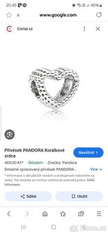 Pandora srdíčka klips - 3