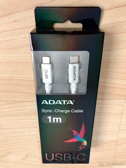 ADATA nabíjecí/datový kabel USB-C na USB-C 1m 100W - 3