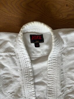 Kimono judo HIKU Tori 160cm bílé + pásek - 3