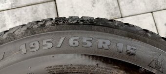 zimní pneumatiky +ráfky 195/65 R15 Michelin Alpin 4 - 3