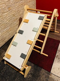 Dřevěné domácí hřiště Mamabrum 3v1 - 3