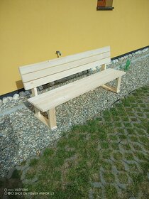 Zahradní posezení, nábytek, lavice - 3