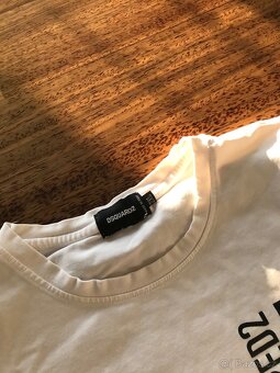 Triko Dsquared 2 bílé - 3