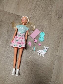 BARBIE Simba Panenka Steffi Kitty Love s koťátkem 29 cm - 3