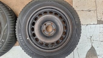 Sada plech. disků Audi 16" 5x112 zimní pneu 205/60 R16 7+mm - 3