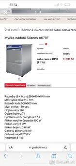 Myčka nádobí SILANOS - 3