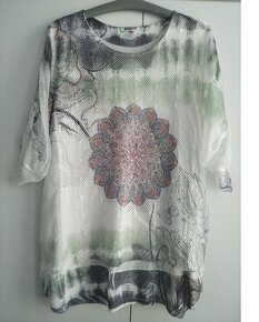 Halenka - tunika mandala, 2 vrstvy, vel. L - XL - 3