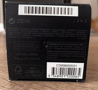 Parfém pro muže DIOR Sauvage 200ml - 3