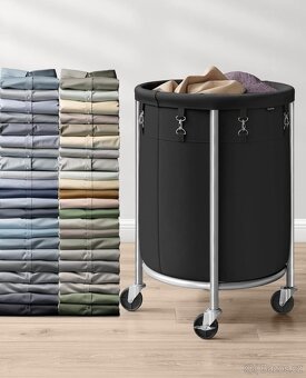 Nový mobilní koš na prádlo 110 litrů - 3