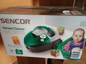 Vysavač Sencor SVC 511TQ s náhradním filtrem - 3