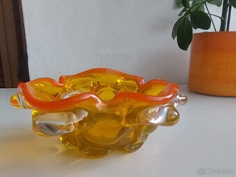 Popelník - hutní sklo - 3