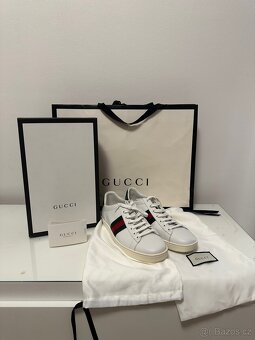 GUCCI Ace leather low trainers - 3