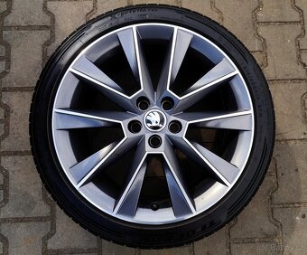 Alu kola originál Škoda Fabia III, Rapid 5x100 R17 Savio - 3
