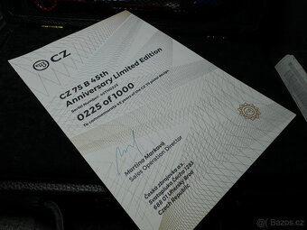Pistole CZ 75 B 75th Anniversary 9mm LUGER Limited - 3