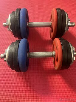 Činky 2x17kg - 3