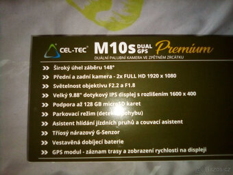 Duální palubní kamera M 10s Dual GPS - 3