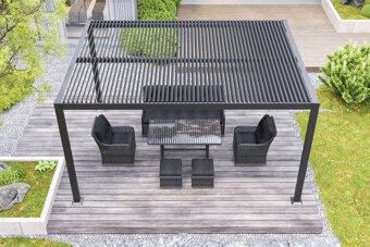 Bioklimatická pergola 4x4 m NOVÁ - 3