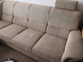 Rohová sedačka, rozkládací - 3