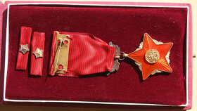 Řád rudé zástavy, vyznamenání medaile medajle mince plaketa - 3
