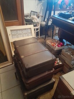 Starožitné 3 cestovní kufry - 3