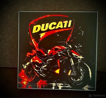 DUCATI STREETFIGHTER LIGHTBOX dekorace - 3