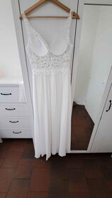 Nové antické svatební šaty + korunka - 3