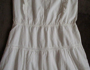 Dámské bílé krajkové šaty boho L 40 nové - 3